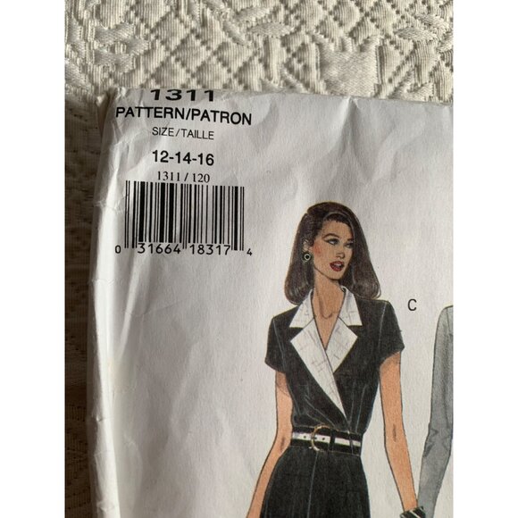 Vogue Misses Top Skirt Sewing Pattern 1311 Sz 12 - 16 - Uncut - Picture 5 of 9